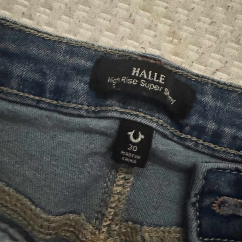 High Rise Super Skinny Jeans - Blue